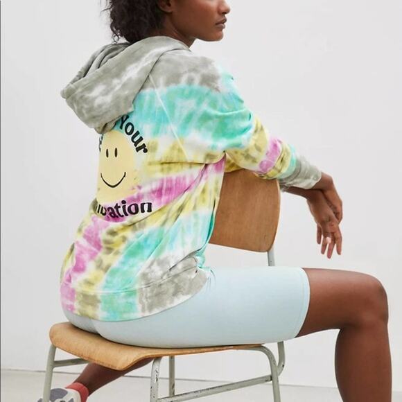 Year of Ours Raise Your Vibration Hoodie Size Large - Picture 1 of 6